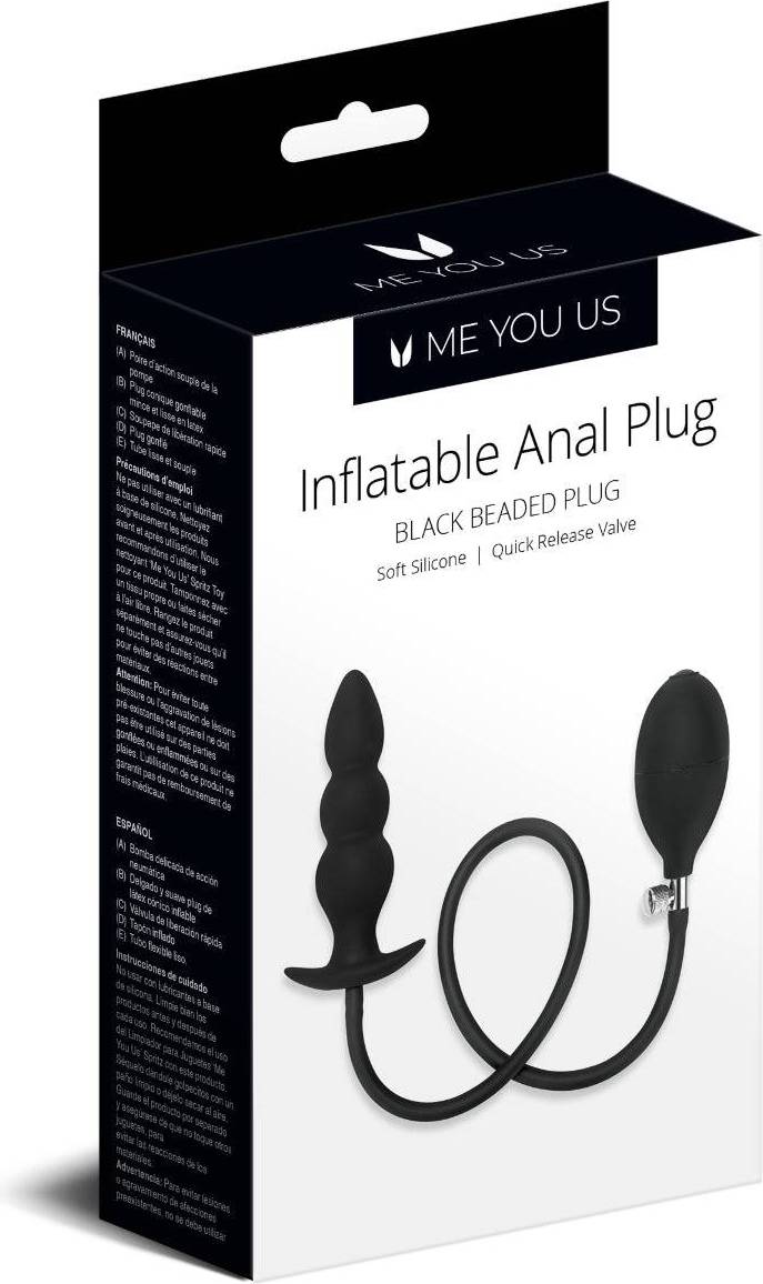 Inflatable plug Me You Us Inflatable Anal Beaded Plug