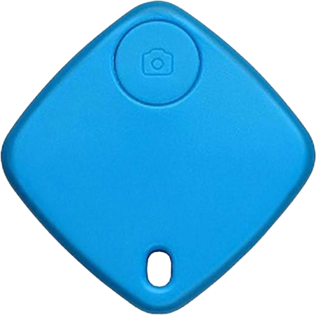 Shzons Two Way Alarm Key Finder Bluetooth Tracker Blue