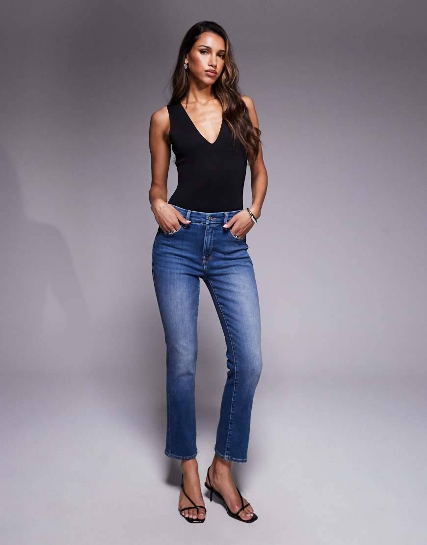 Straight Light Compression Jeans - Blue