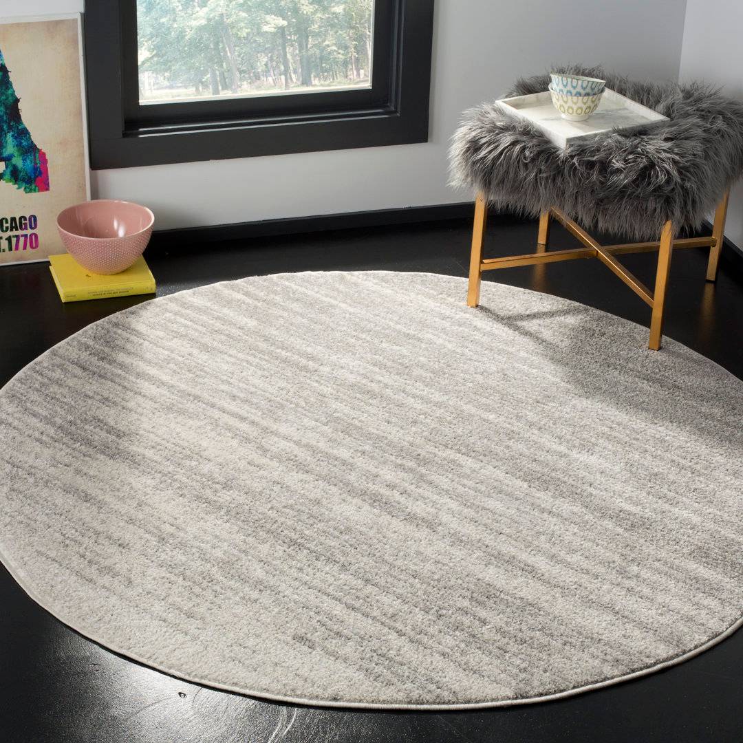 Wade Logan Canup Rug Round 183 cm Grey