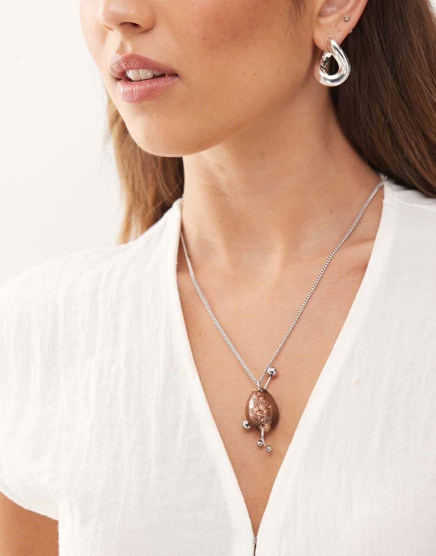 Shell Necklace - Silver