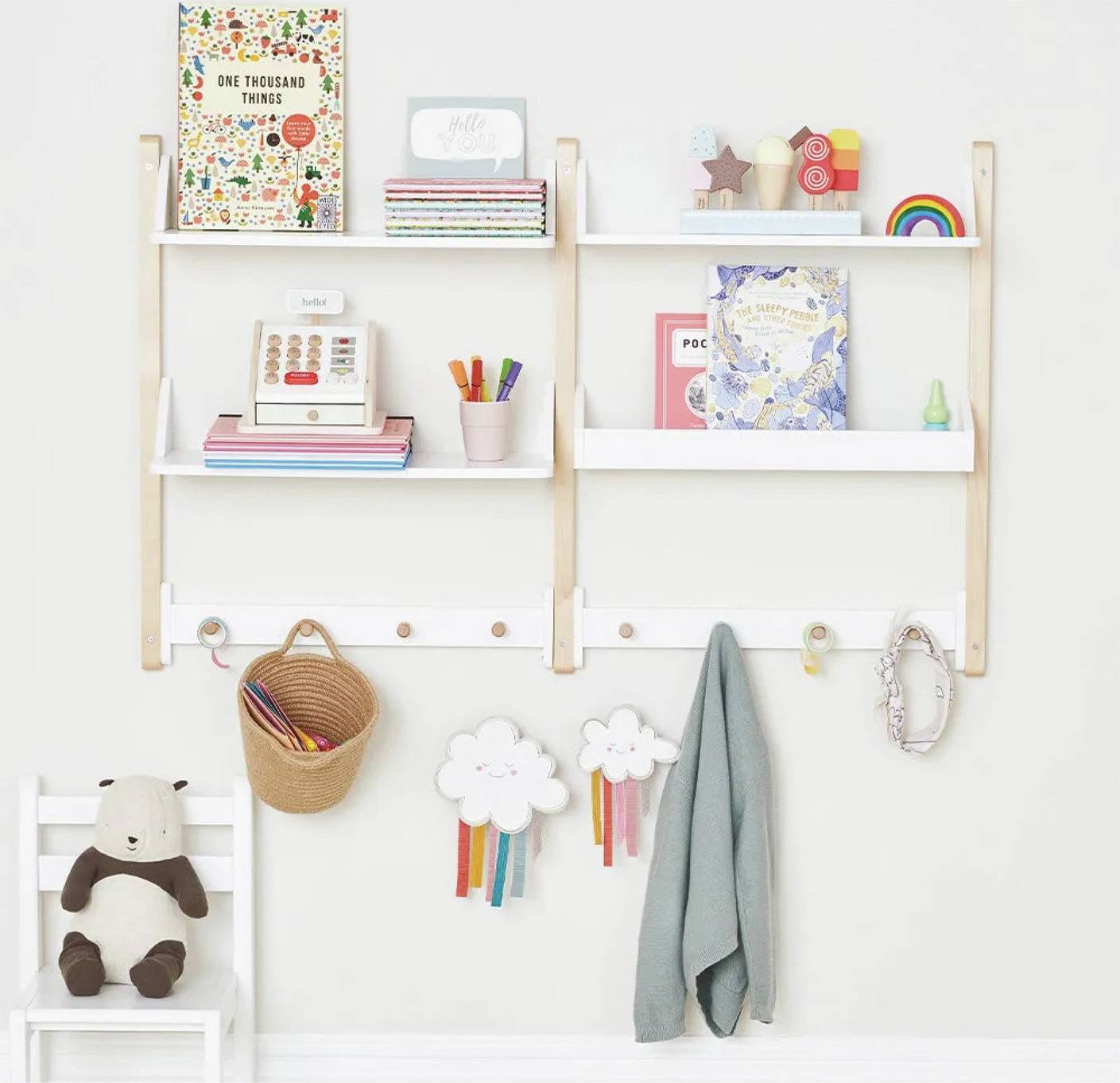 Paxon Peg Rail Shelving System