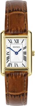 Colette 22mm Rectangular Gold Tone Watch