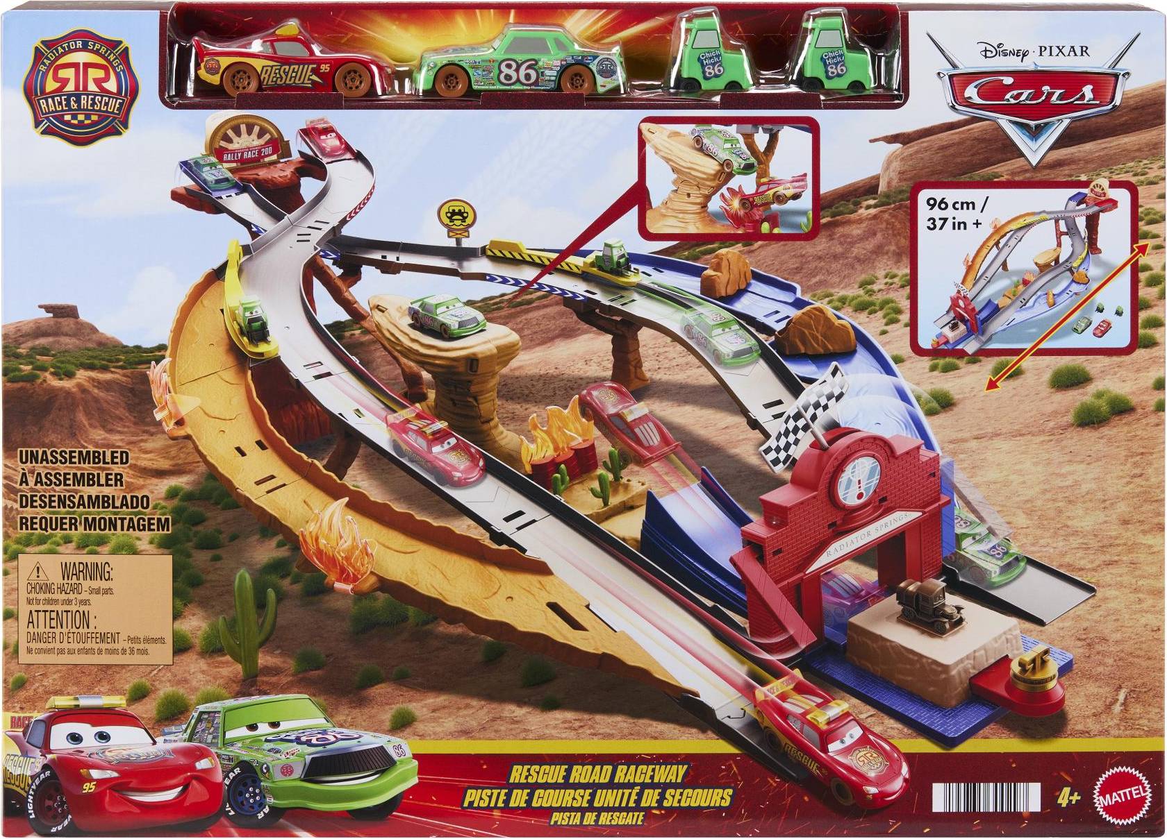 Disney Cars Radiador Springs Carrera Rescate