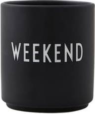 Design Letters Favorite Weekend Black Mugg 25cl