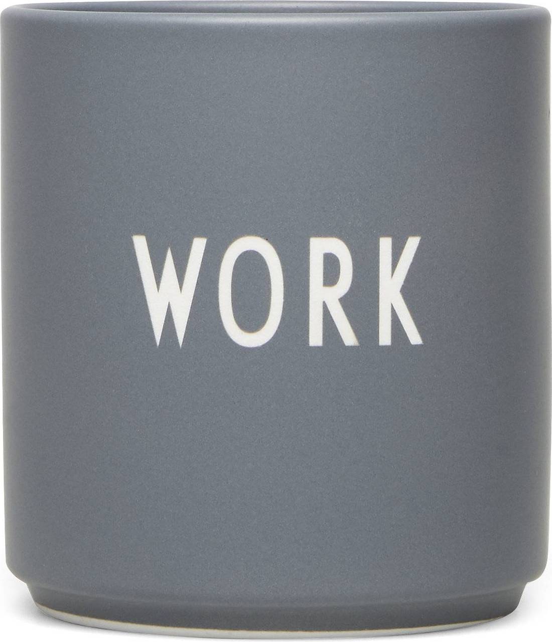Design Letters Favorite Work Grey Mugg 25cl