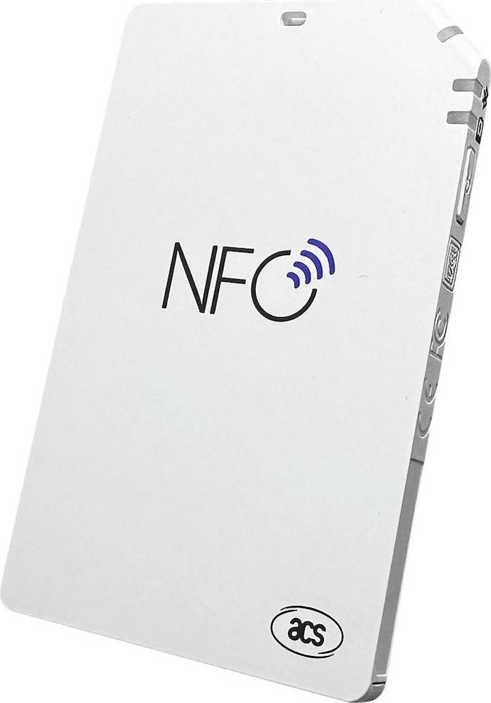 Secure Bluetooth NFC Memory Card Reader