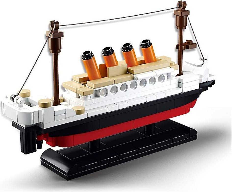 Model building kits for adults Titanic Mini Model Building Blocks Kit