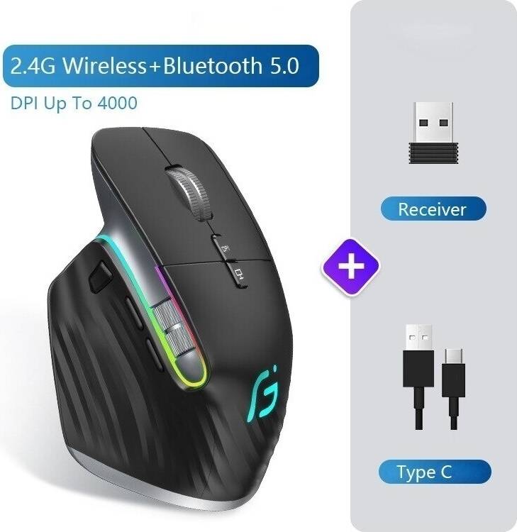Maxpower Bluetooth Wireless Mouse RGB LED