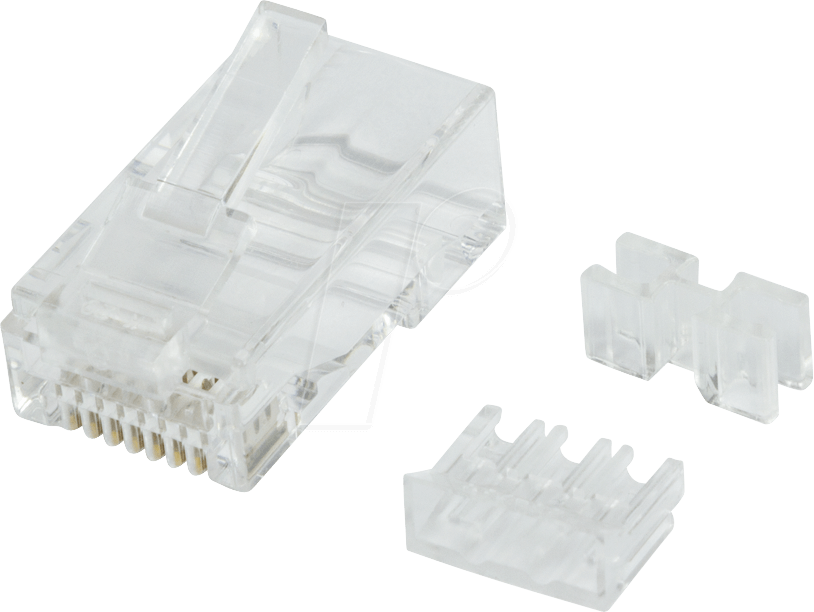 Interruptores y enchufes LogiLink Conector Modular Cat 6a UTP RJ45 50 Unidades