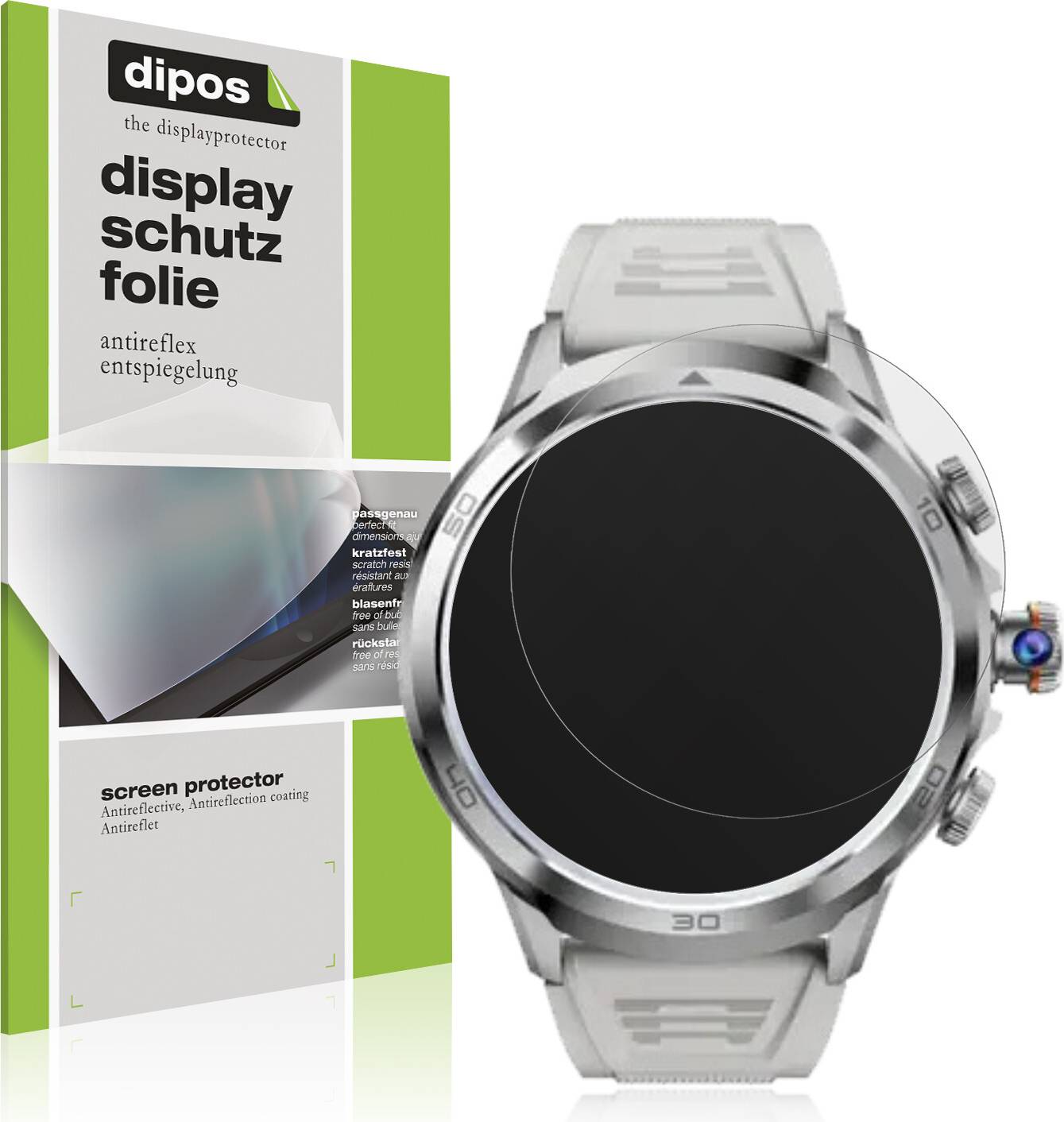 Dipos 6x Screen Protector Rogbid R2 1.8 Zoll
