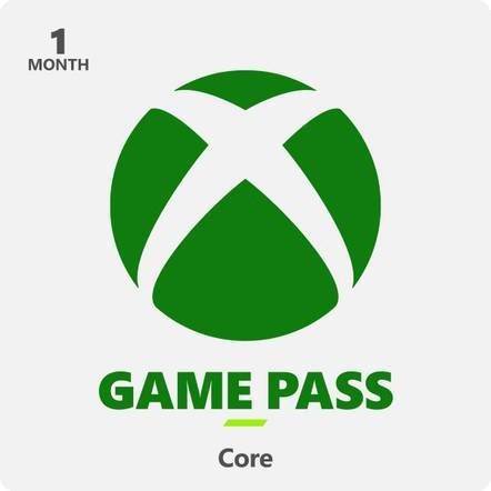 Games Xbox Game Pass Core Subscription Gift Card