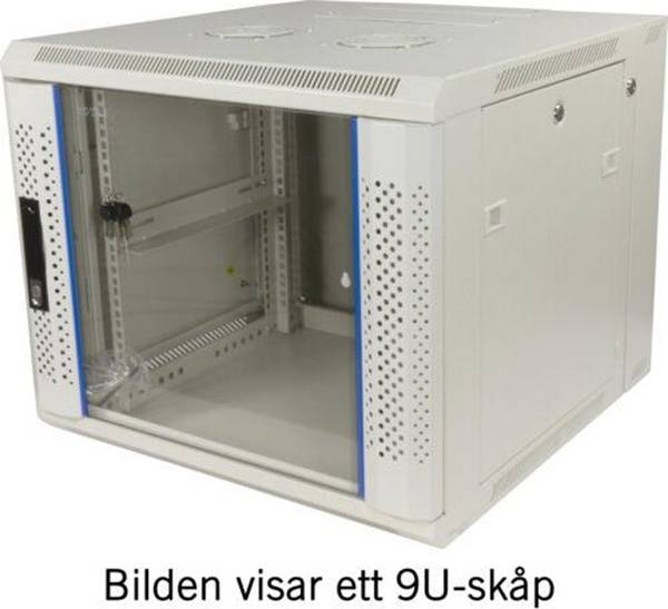 System Z 6U Wall Mount Rack Cabinet