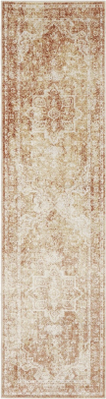 Nourison Astra Machine Washable Distressed Area Rug 2 x 8 ft Red