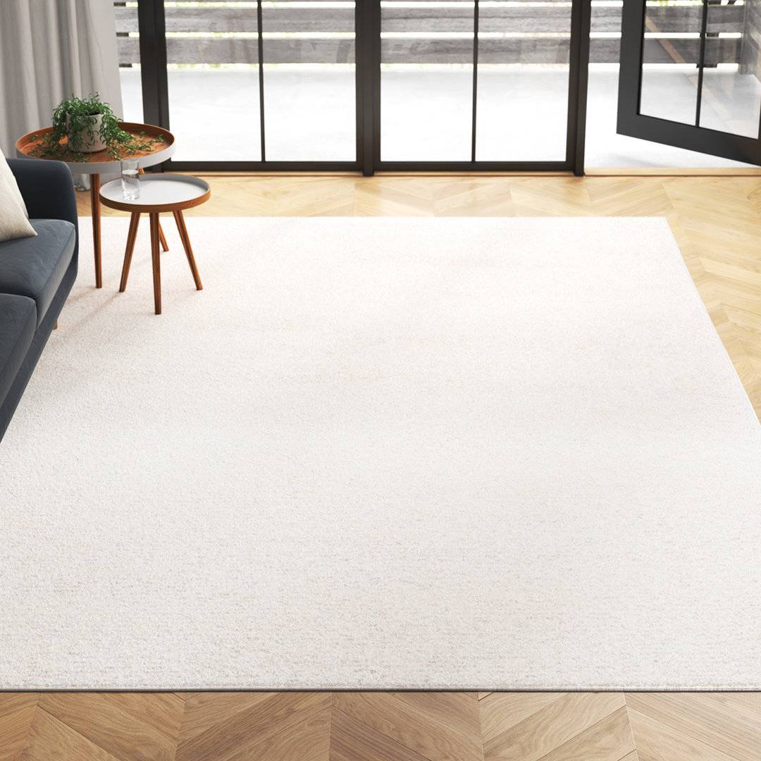 Blue Elephant Autin Machine Woven Polyester Ivory Rug Rectangle 274 x 366 cm