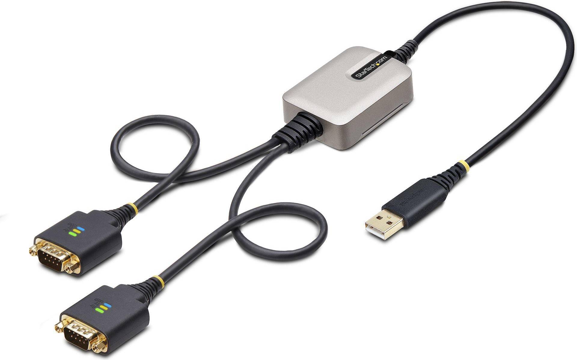 StarTech 2P1FFC-USB-SERIAL 2-Port USB to Serial Adapter Cable