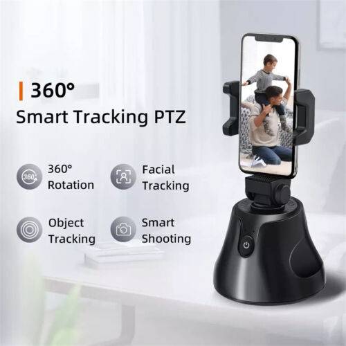 Phone stabilizer Auto Face Tracking Phone Holder Mount 360° Rotation Gimbal Stabilizer