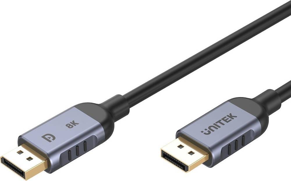 Unitek DisplayPort Cable 2 m Sort Grå