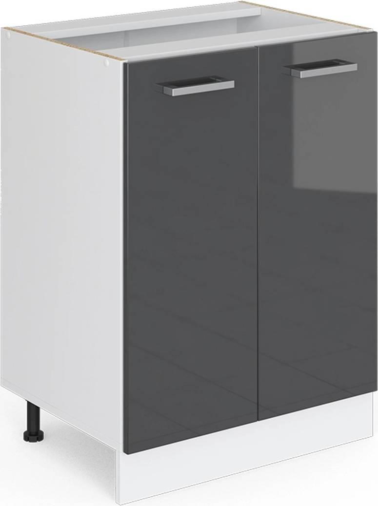 Vicco Köksunderskåp R-Line Högblank 60 cm - Antracit