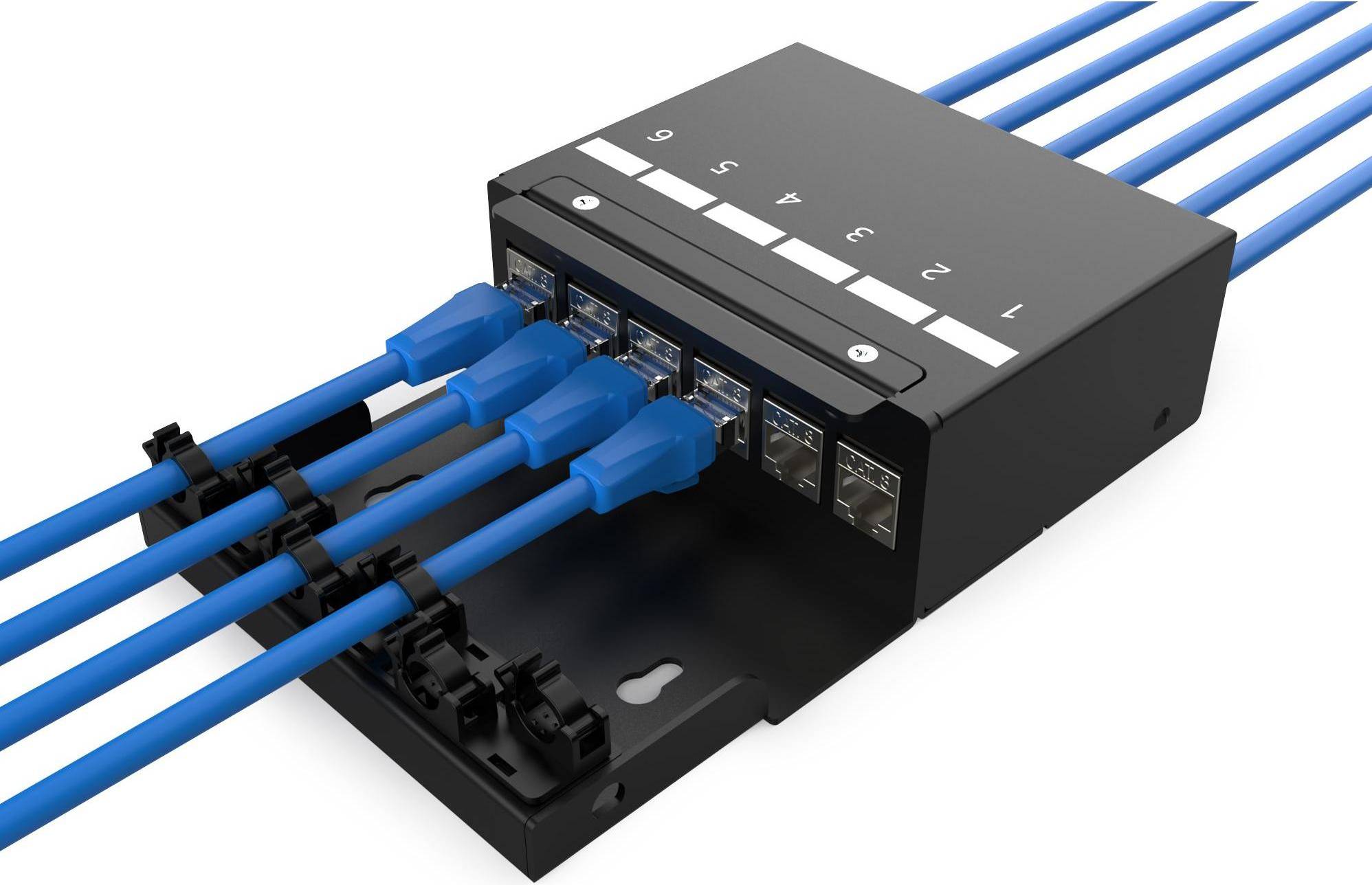 Digitus Consolidation Point Box 6-Port Keystone