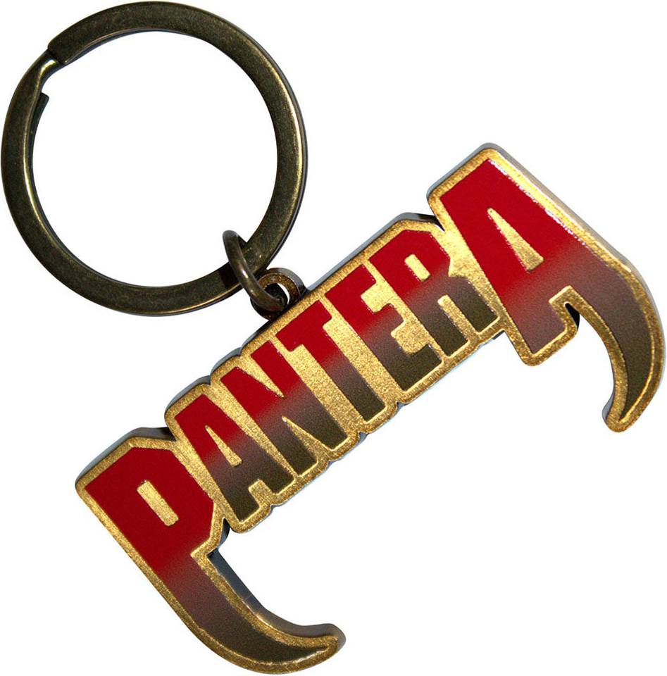 Pantera Fangs Logo Keyring Keychain