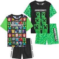 Minecraft 2 Pack Short Pyjama Set - Multi