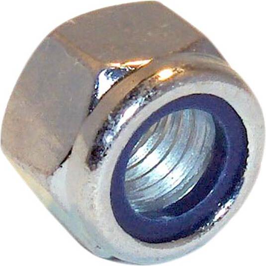 Forgefix Hexagonal Nuts With Nylon Inserts Zp