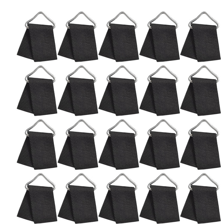 Sans Marque Trampoline Spring Buckle Triangle Rings 20 Sets