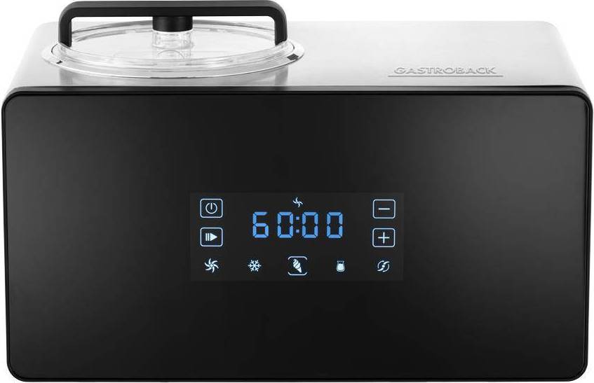 Gastroback Design Ice Cream Maker Advanced Control Black