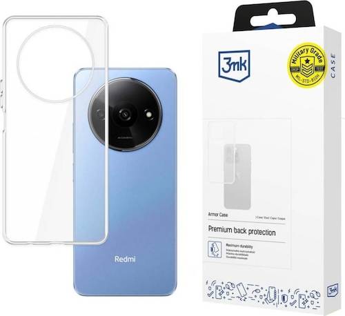 3mk Redmi A3 Armor Case Transparent