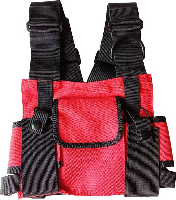 Maxpower Techwear Functional Tactical Chest Rig Bag - Red