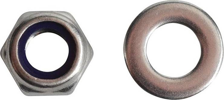 Forgefix Forgefix Hexagonal Nuts With Nylon Inserts S/s