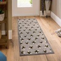 Dunelm Marvel Bee Washable Mat - Multicolour