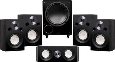 5.1 surround sound system Fluance Compact Surround Sound Home Theater 5.1 Speaker System