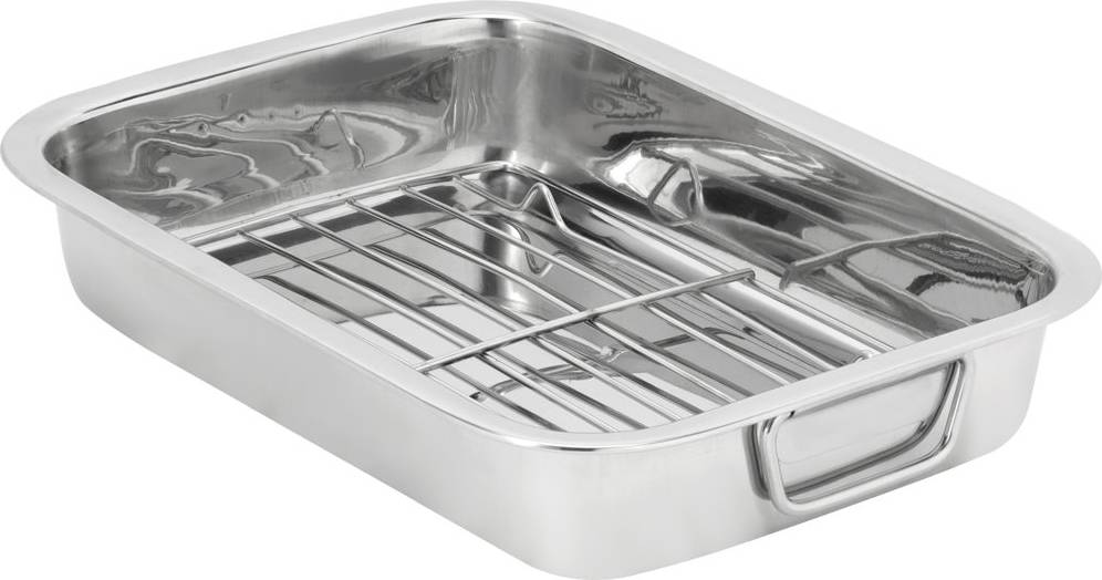 Tin With Rack Stainless Steel 30 cm