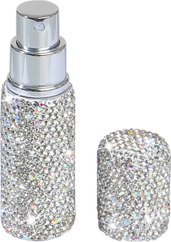 Bling Spray Bottle Rhinestone Perfume Travel Refillable 10ml