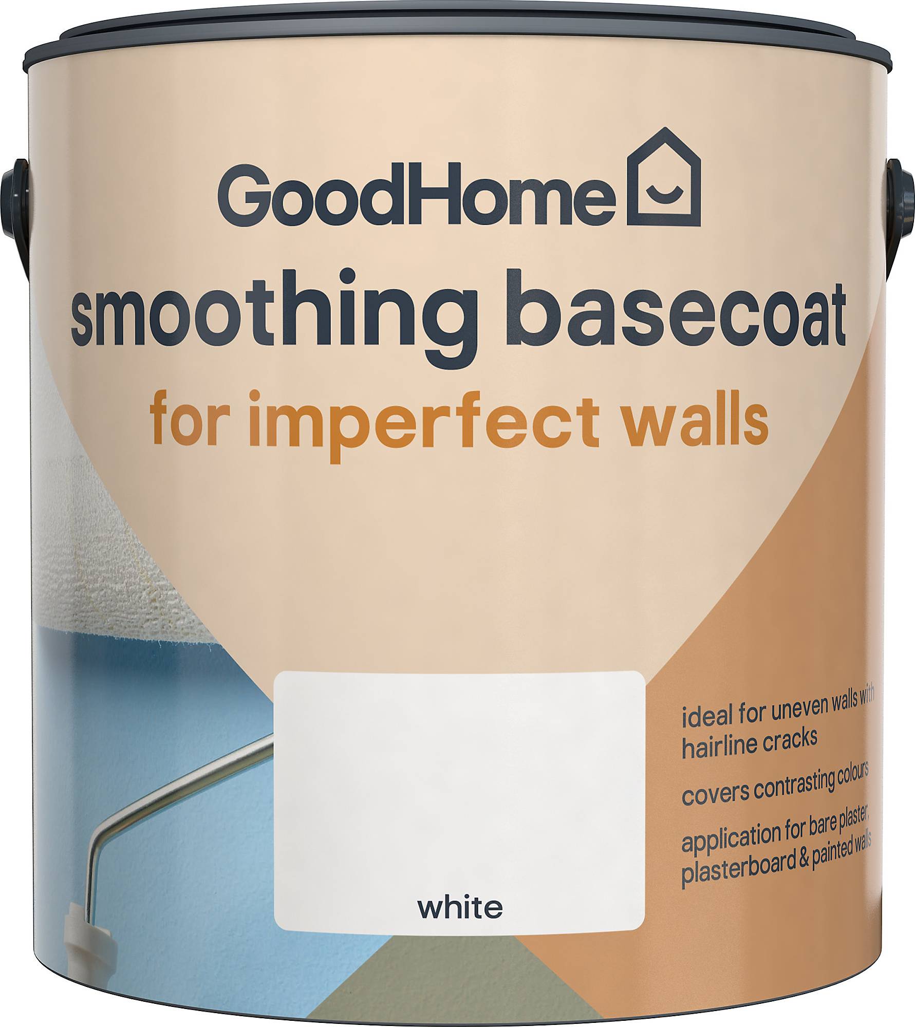GoodHome Problem Walls White Basecoat 2.5L