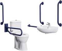 Balterley Comfort Height Pan 5 Grab Rails