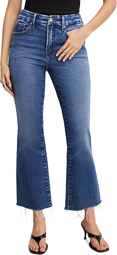 Tech Cropped Bootcut Jeans - Indigo