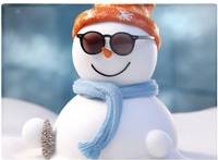 Warren Reed Smily Snowman One Size Chopping Board