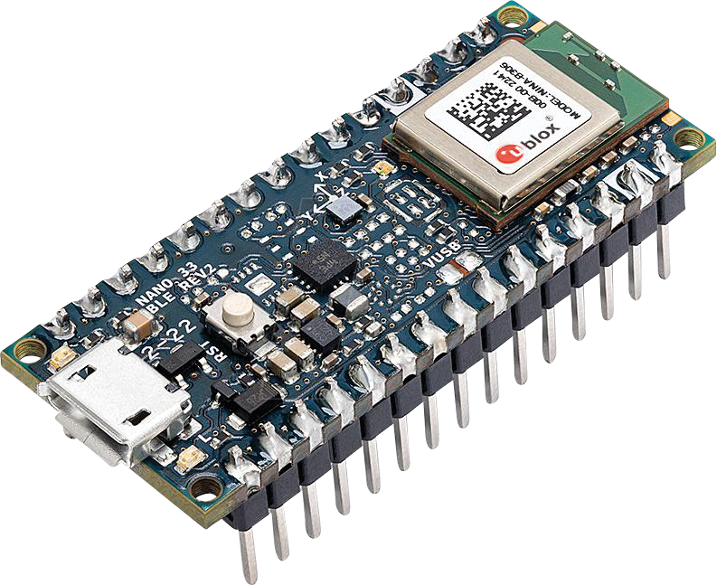 Arduino Nano 33 BLE Rev2 nRF52840 mit Header