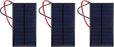 LiebeWH DC 6V 1W Solar Panel Cell Power Module 30cm Kabel