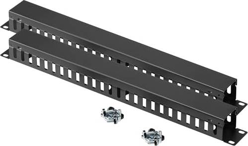 Kwmobile 1U Horizontal 19 Inch Rack Mount Cable Management