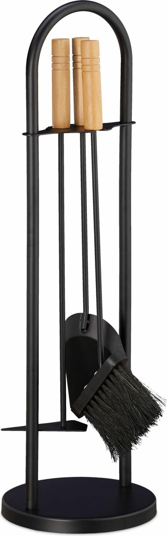Relaxdays Suspended Spice Rack For Kitchen Rail 5 Hooks