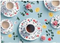 Warren Reed Tea Cups And Roses Multi One Size Chopping Board