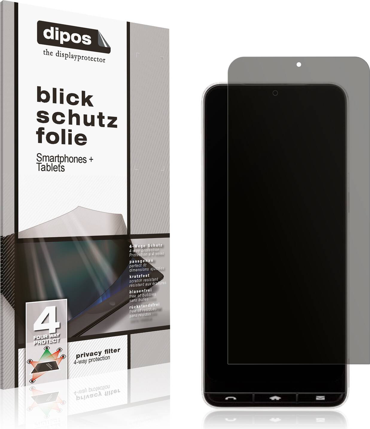 Dipos Screen Protector for Kyocera Basio Active3 Privacy Filter
