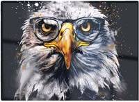 Warren Reed Eagle In Glasses Splashart Multi One Size Chopping Board 30cm