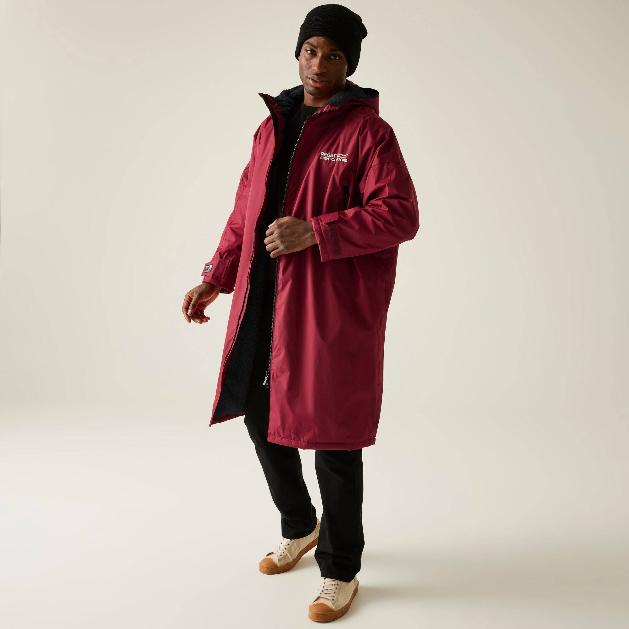 Changing robe regatta Regatta Adult Waterproof Changing Robe - Dark Maroon