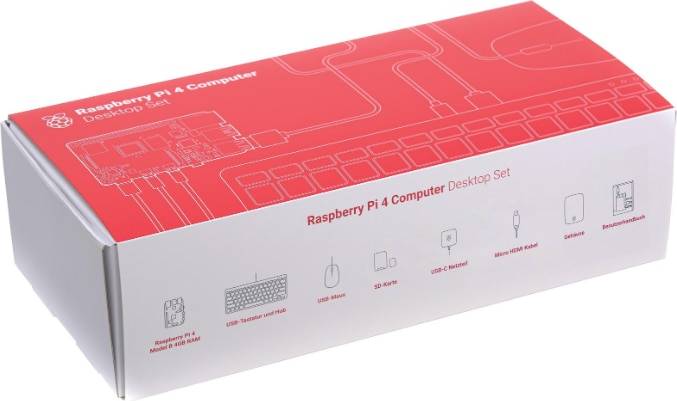 Raspberry Pi Official Kit Desktop without PI4 Italian Version