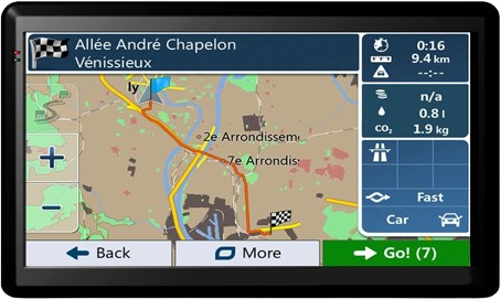 Gps navigator bil Tioodre Navigator Set
